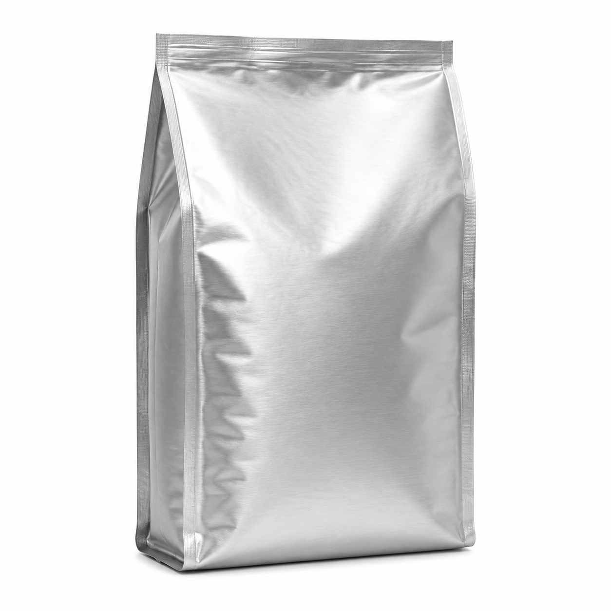 AI illustration of an aluminum-plastic bag, not product photography